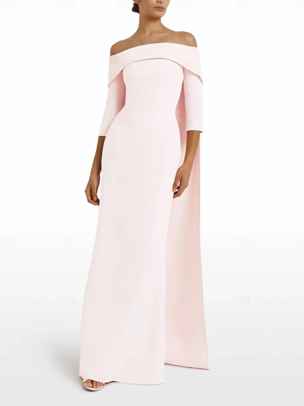 European Gown - Custom Size - Light Pink - Ships in 48 Hours
